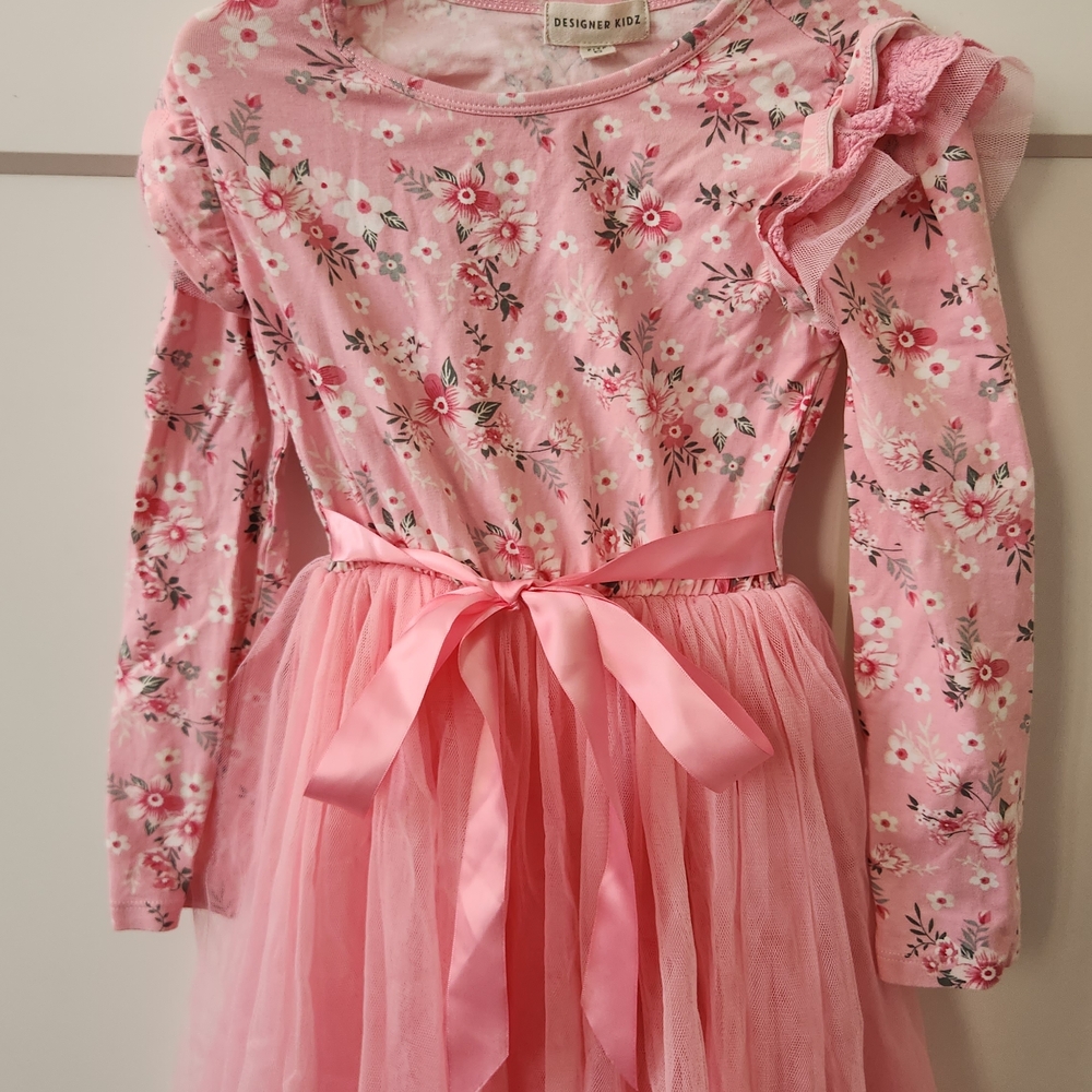 Pink Floral Dress
